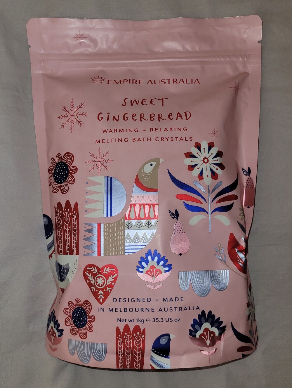 Empire Australia Sweet Gingerbread Melting Bath Crystals